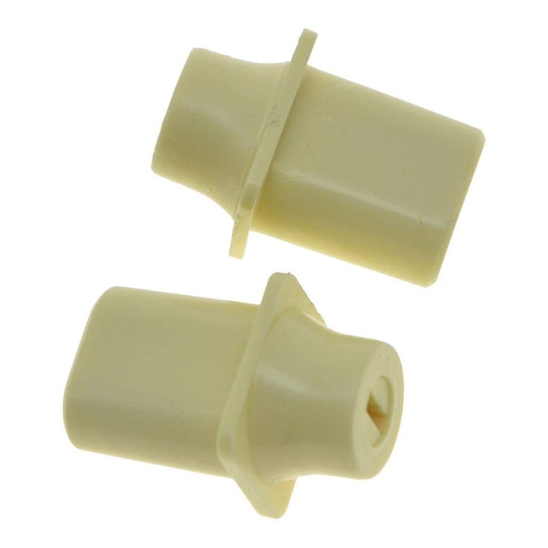 KAISH Pack of 2 Ivory Vintage Top Hat Switch Tip 3 Way or 4 Way Pickup Selector Switch Knobs for USA Tele/Telecaster - Image 2